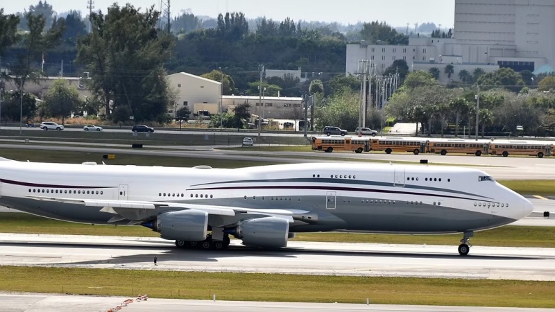 Experts: Transforming Qatar's luxury boeing 747-8 into air force one will be costly & time consuming