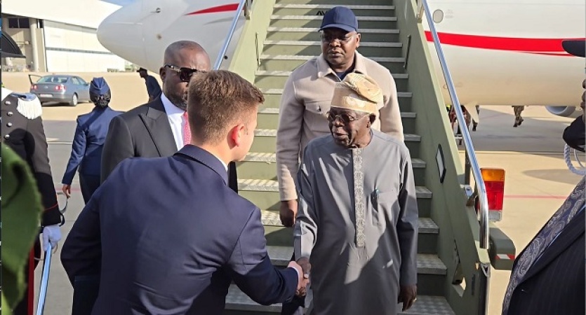 Tinubu arrives in Rome for Pope Leo XIV?s inauguration