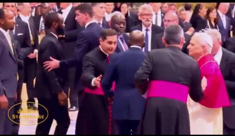 Viral Video: Vatican security blocks Seyi Tinubu from meeting with Pope Leo XIV