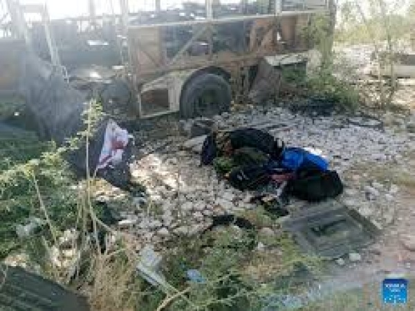 Pakistan blames India for school bus attack that killed 5