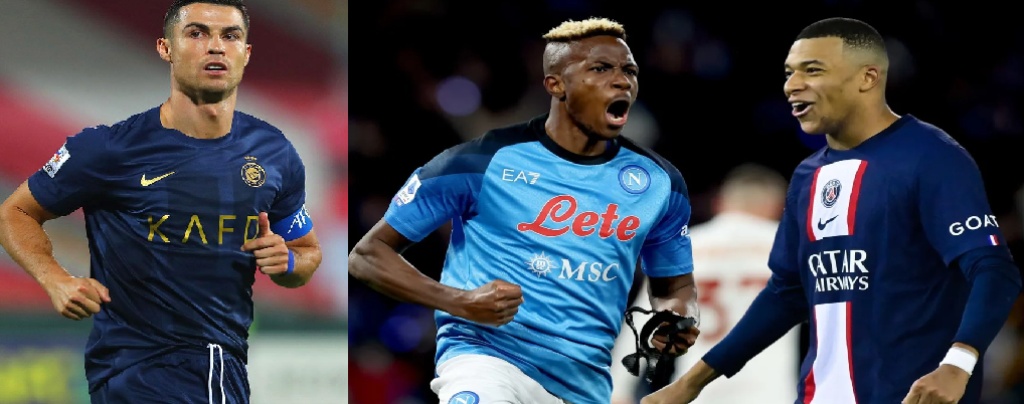 Osimhen, Mbappe, Ronaldo, dominate Transfermarkt?s most viewed profiles