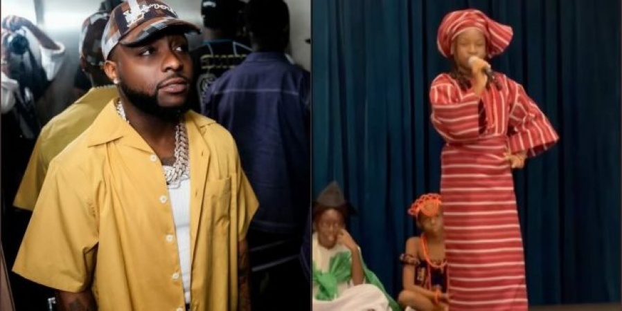Davido excited as daughter represents hometown at school?s event