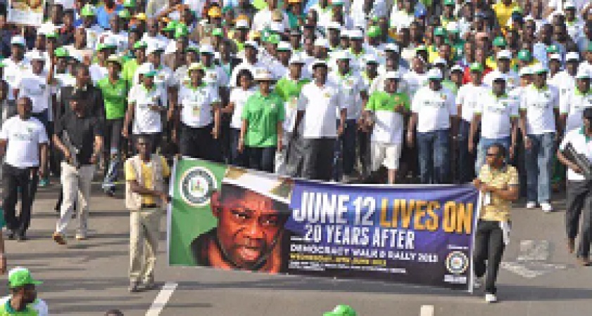 Top 4 most impactful June 12 protests that shook Nigeria