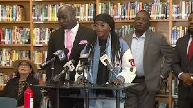 Family threatens legal action after track star is disqualified over celebration paying homage to Olympian