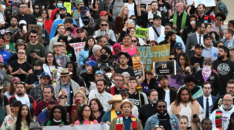 Protests spread across US despite Trump threats