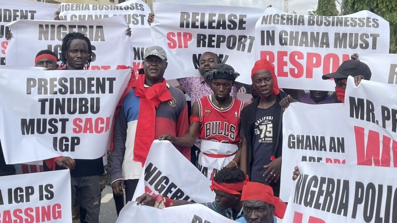 Ghanaians protest, decry ?state-sponsored? harassment in Abuja