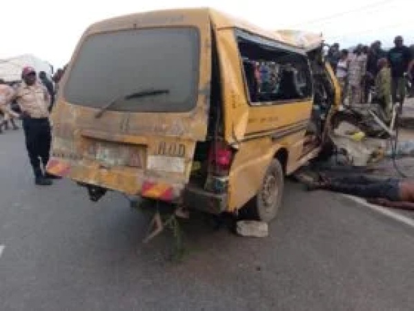 8 dead, others injured as bus collides with truck in Lagos