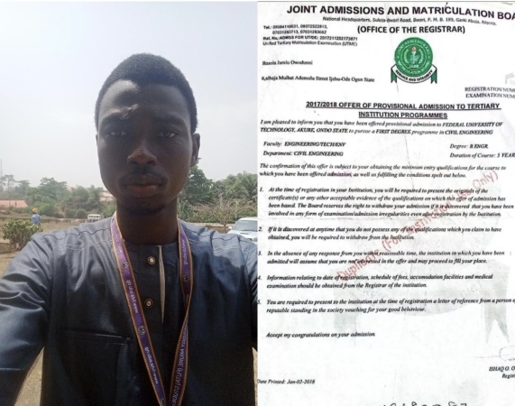 JAMB restores FUTA graduate?s admission status after fake flag