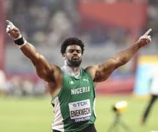 Nigeria?s Chukwuebuka Enekwechi makes history as first African to hit 22m mark in shot put