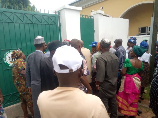 ?Obaseki never treated us this way?, Okpebholo?s Supporter locked Out Of Govt House laments