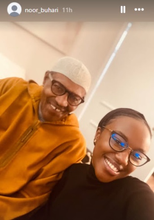 ?I?ll carry your memory with me? ? Buhari?s Daughter Noor pens tearful tribute to late father