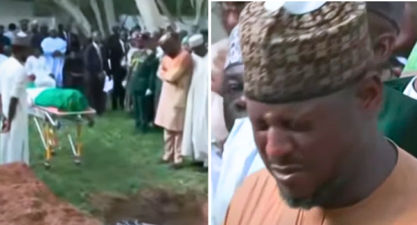 How Katsina Governor fought back tears at Buhari?s funeral