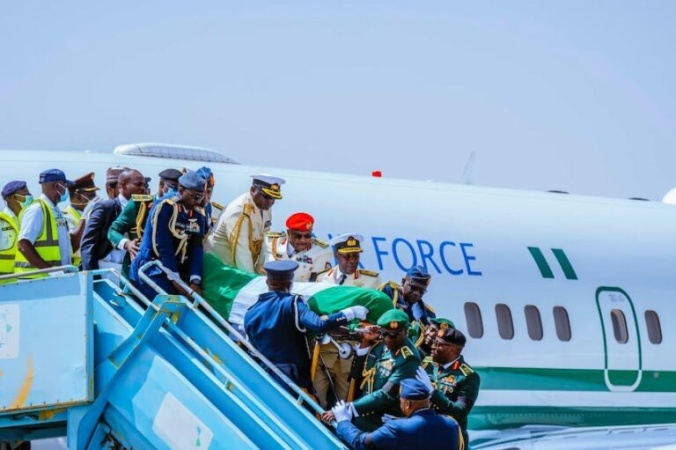 Final flight: How Buhari?s body was flown in aircraft cabin