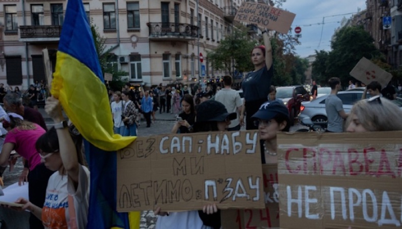 Zelensky reverses course after protests, submits bill to restore anti-Corruption Bodies? Independence