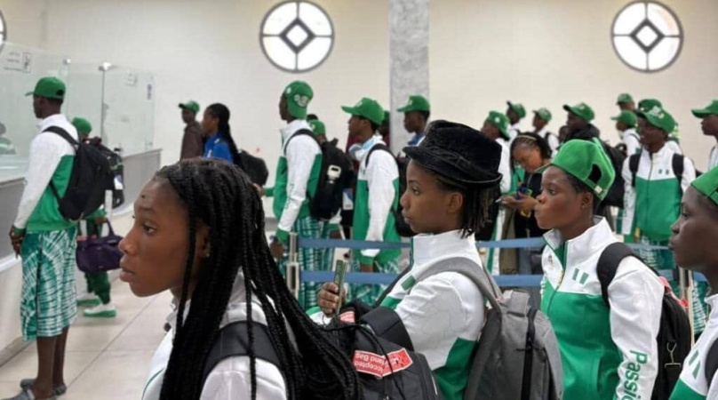 Team Nigeria arrive Algeria for maiden ANOCA African schools? sports.