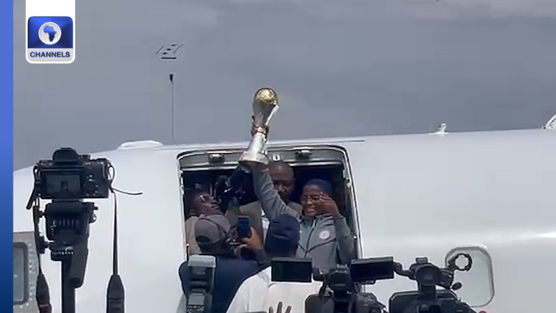 BREAKING: Victorious Super Falcons arrive in Abuja from Morocco