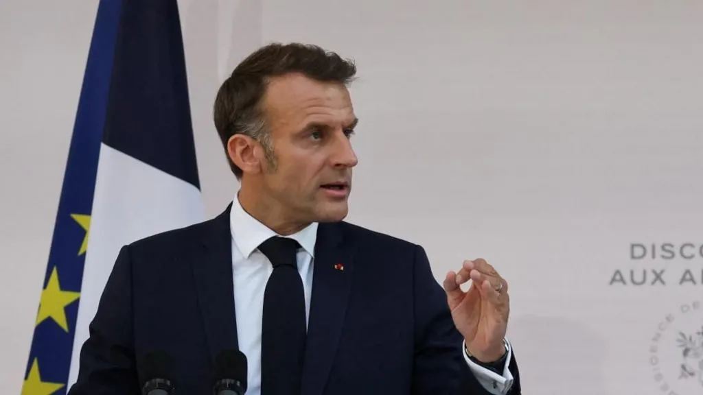 Europe's freedom faces greatest threat since WW2, Macron says