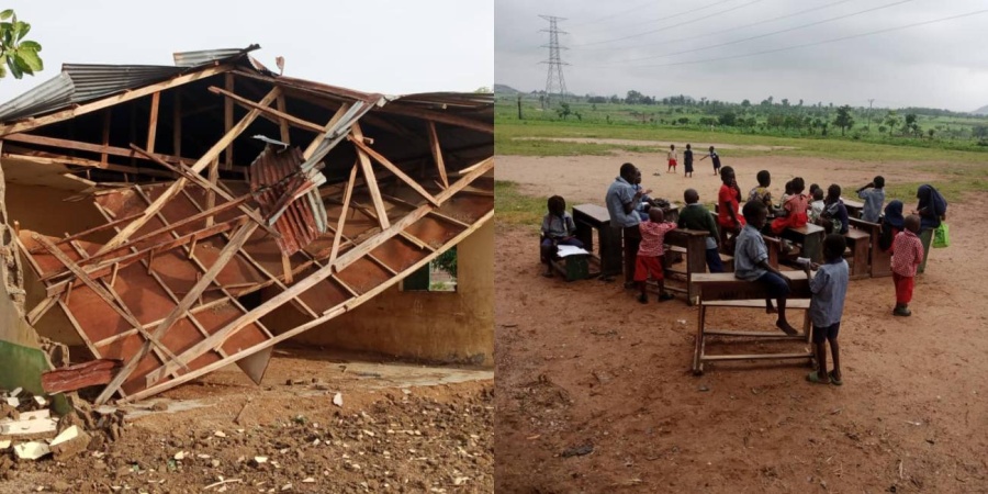 Pupils In Abuja School Endure Broken Roofs, No Toilets As Wike Administration Spends ?39Billion On Conference Centre ?Report