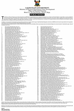 FULL LIST: Lagos govt declares 176 estates illegal