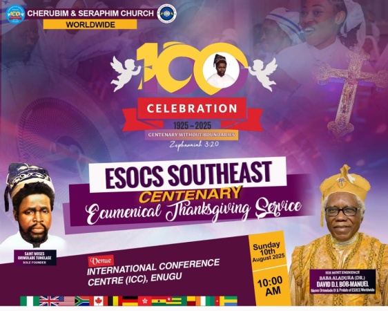 Cherubim & Seraphim Church marks centenary anniversary