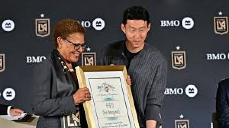LAFC welcomes South Korean soccer superstar Son Heung-min