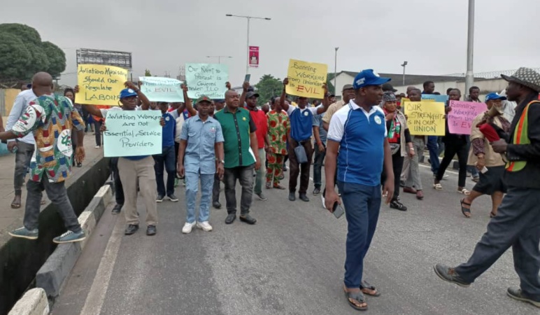 Aviation Unions begin indefinite strike Monday