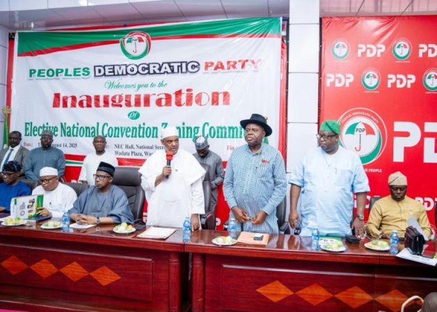 PDP inaugurates national convention zoning committee, urges members to be just, inclusive