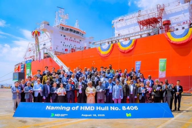 Tinubu commissions WAGL?s 40,000 CBM LPG vessel in South Korea