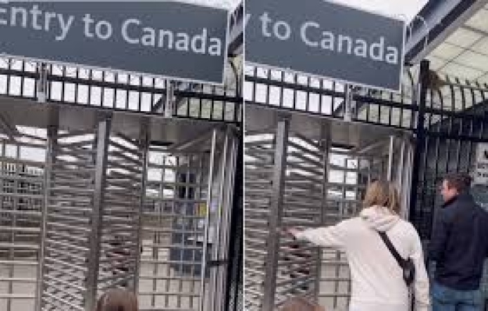 Little boy playing at US border accidentally crosses over to Canada; netizens lament ?he will be happier?