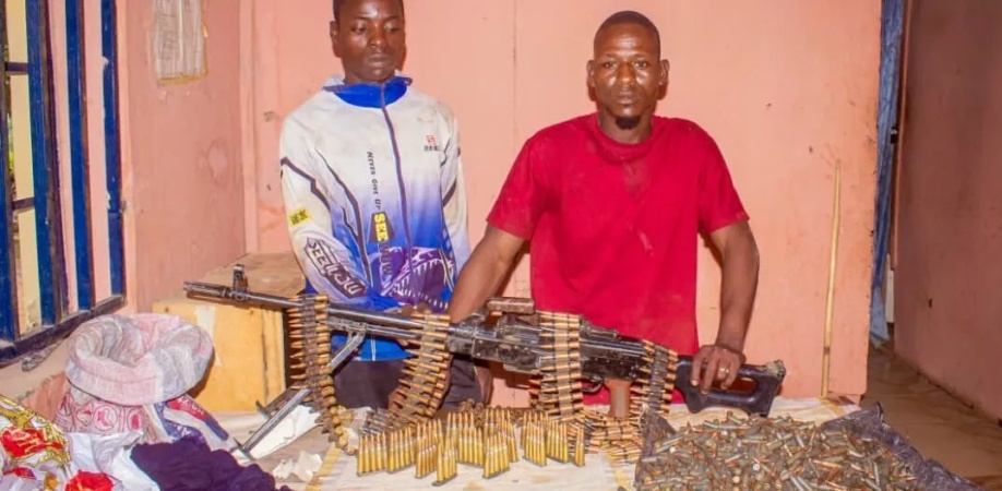 Katsina police seize large weapons cache, arrest two suspects