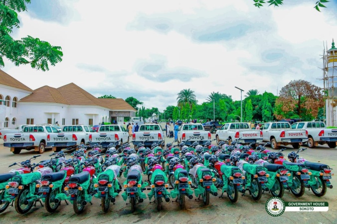 Insecurity: Sokoto Govt procures additional 10 patrol vehicles, 150 motorcycles
