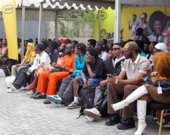 Hundreds of music hopefuls flood Lagos venue for MTN?s Next Afrobeats Star auditions
