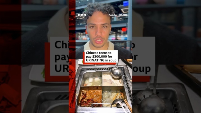 Chinese teens to pay $300,000 for urinating in soup