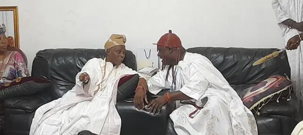 Ooni visits Olubadan-designate Ladoja in Ibadan