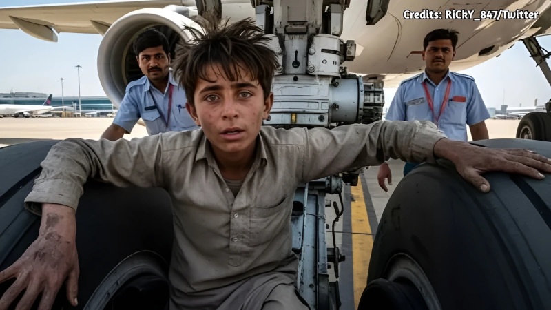 Afghan boy flies from Kabul to Delhi hiding in plane?s landing gear