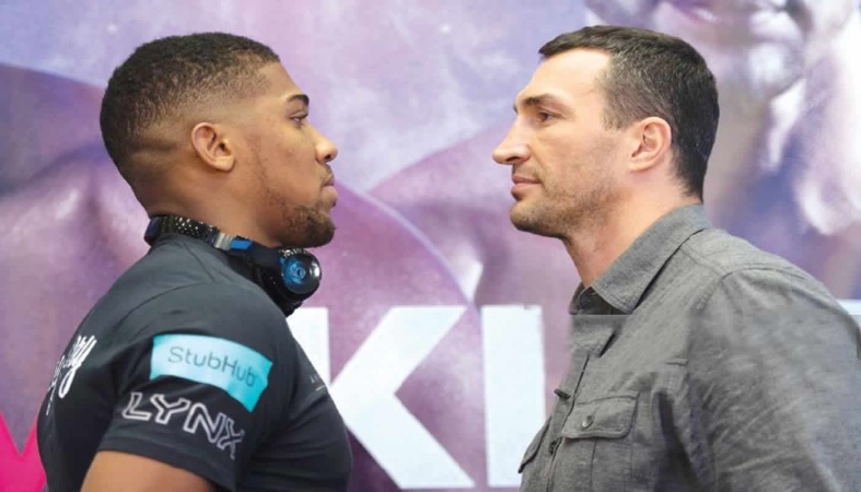 Klitschko hardest puncher I faced ? Joshua