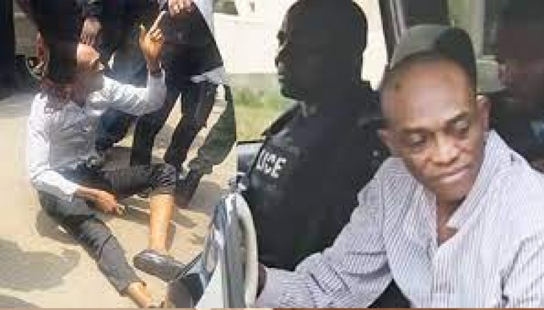 Labour Party Crisis: Angry party member attacks Julius Abure at airport