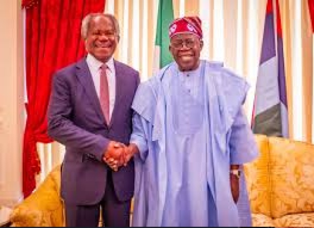 Tinubu meets two of Nigeria?s global investment leaders, Bayo Ogunlesi and Hakeem Belo-Osagie