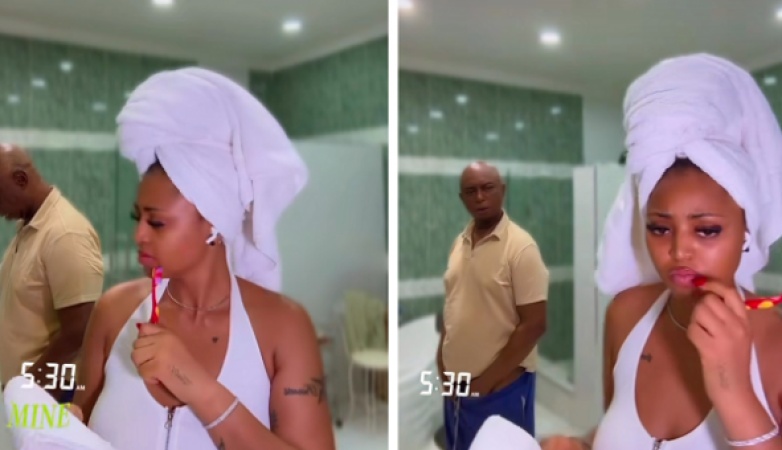 Netizens react to Regina Daniels, Ned Nwoko viral ?bathroom? video
