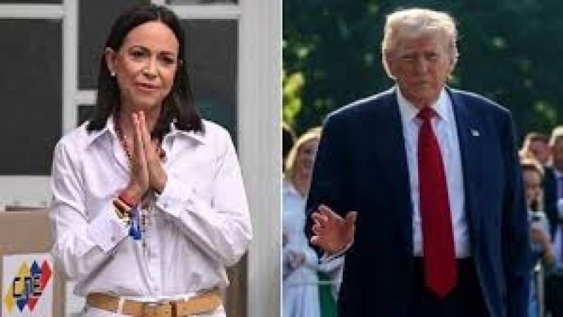 Venezuelan Nobel Peace Prize winner Mar?a Corina Machado dedicates award to Trump for 'decisive support'