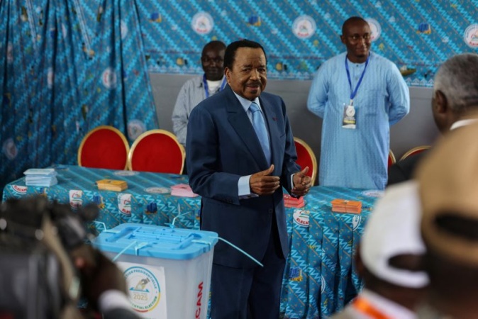 World?s oldest president looks to extend his rule as Cameroon goes to the polls