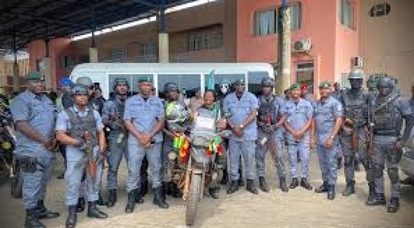Trailblazing NCS female officer recounts solo ride to Belgium