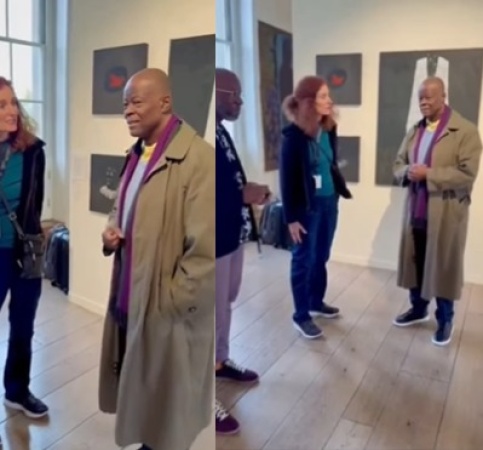 Ailing Finance Minister Edun makes surprise appearance at London Art Fair