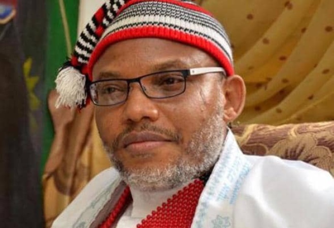 #FreeNnamdiKanu: Protesters defy security warning, vow Villa march