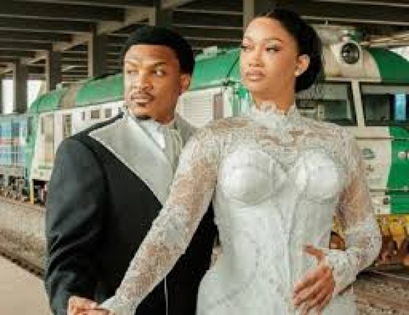 Nollywood Star Shawn Faqua and Bride Sharon make history with Nigeria?s first-ever train wedding