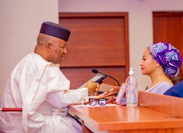 Abortion: Drama in Senate as Akpabio rules Akpoti-Uduaghan out of order