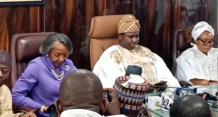 INEC Chairman Amupitan assumes office after swearing-in by Tinubu 