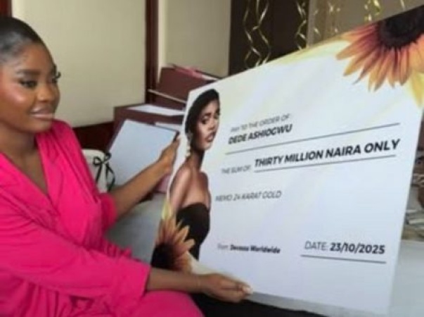 Fans gift BBNaija?s Dede N30 million, luxury gifts on 24th birthday