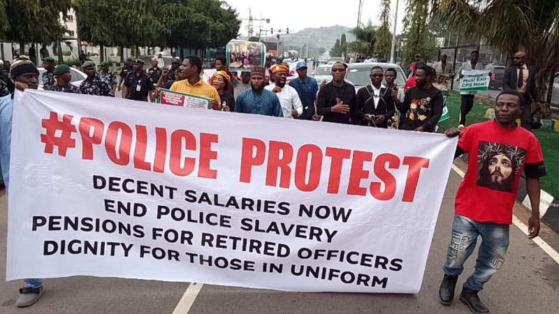 The sexual harassment allegation by police widows