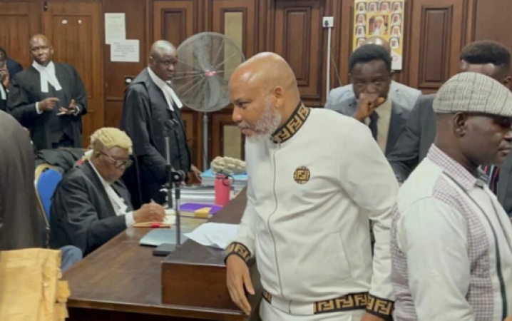 Court threatens to ?make necessary orders? as Kanu?s defence stalls